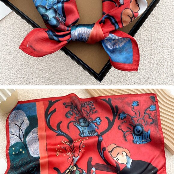 Brand new silk scarf - Picture 2 of 2